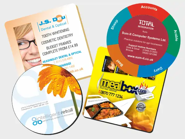 Custom printed promotional Coasters